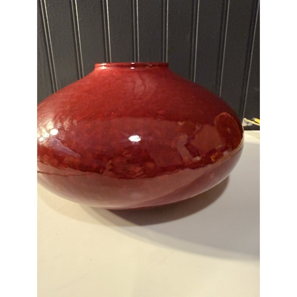 Mano Made In Germany Pottery Pier 1 Imports  Red Vase